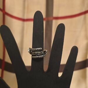 Paparazzi Silver Beaded Women's Ring